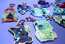 Load image into Gallery viewer, Witchy Kitty Acrylic Keychains