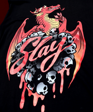 Load image into Gallery viewer, STAPLE/MEN'S FIT Slay Dragon glitter t-shirt