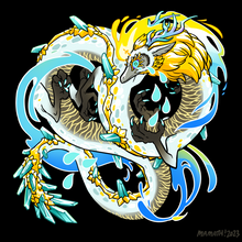 Load image into Gallery viewer, Light Dragon 3 Inch Vinyl Stickers