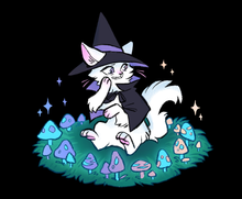Load image into Gallery viewer, Witchy Kitty Acrylic Keychains