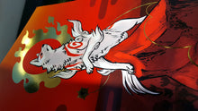Load image into Gallery viewer, Solar Deity Amaterasu 11x17" gold foiled Poster