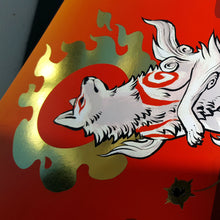 Load image into Gallery viewer, Solar Deity Amaterasu 11x17" gold foiled Poster