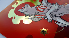 Load image into Gallery viewer, Solar Deity Amaterasu 11x17" gold foiled Poster