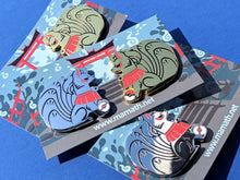 Load image into Gallery viewer, Shrine Kitsune Pair Pins