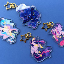 Load image into Gallery viewer, MLP Alicorn Princess Quartet Acrylic Keychains