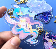 Load image into Gallery viewer, MLP Alicorn Princess Quartet Acrylic Keychains