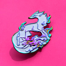 Load image into Gallery viewer, Phantomfire Fox Kitsune Enamel Pin