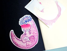 Load image into Gallery viewer, Sweet Saurians: T-rex, Triceratops and Plesiosaur Vinyl Stickers