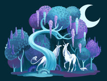 Load image into Gallery viewer, Unicorn Moonlight Holo Vinyl Sticker
