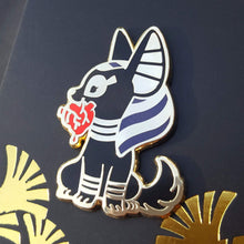 Load image into Gallery viewer, Anubis Enamel Pin (Tiny Pantheon 2018)