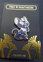 Load image into Gallery viewer, Bastet Enamel Pin (Tiny Pantheon 2018)