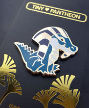 Load image into Gallery viewer, Sobek Enamel Pin (Tiny Pantheon 2018)