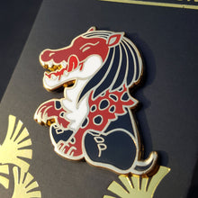 Load image into Gallery viewer, Ammit Enamel Pin (Tiny Pantheon 2018)