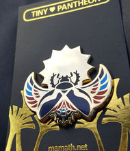 Load image into Gallery viewer, Khepri Enamel Pin (Tiny Pantheon 2018)