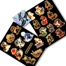Load image into Gallery viewer, Tiny Pantheon Pin Art Sticker Sheets