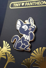 Load image into Gallery viewer, Bastet Enamel Pin (Tiny Pantheon 2018)