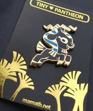 Load image into Gallery viewer, Khnum Enamel Pin (Tiny Pantheon 2018)