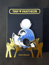 Load image into Gallery viewer, Khonsu Enamel Pin (Tiny Pantheon 2018)