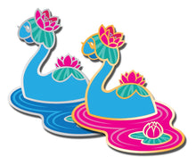 Load image into Gallery viewer, Sweet Saurian Plesiosaur Enamel Pin