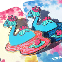 Load image into Gallery viewer, Sweet Saurian Plesiosaur Enamel Pin