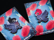 Load image into Gallery viewer, Gang-Gang Cockatoo Wood Pins