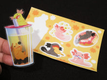 Load image into Gallery viewer, Snaxolotls: Funky Junk Vinyl Sticker Sheet