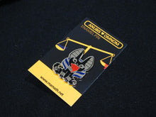 Load image into Gallery viewer, Anubis <3 Omnom Enamel Pin (Tiny Pantheon 2017 version)