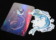 Load image into Gallery viewer, BIG Vaporeon Vinyl Stickers