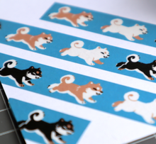 Load image into Gallery viewer, Shiba Inu Dog Washi Tape