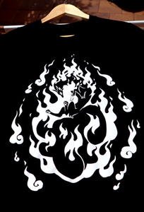 Spook Ghost Kitsune glow-in-the-dark t-shirt