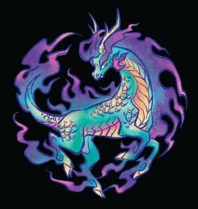 Galloping Kirin Holo Sticker