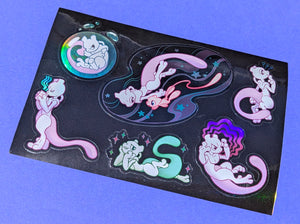 Esper Kitty and Clone Holo Sticker Sheets