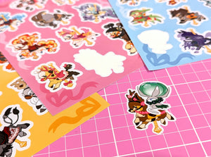 Carousel Pony Sticker Sheets