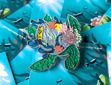 Load image into Gallery viewer, Coral-back Turtle (Wild Advent) Enamel Pin