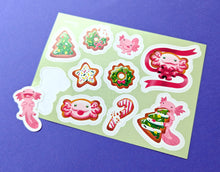 Load image into Gallery viewer, Snaxolotl Christmas Crackers - Set of 6 - Unique Axolotl Surprise Gifts!