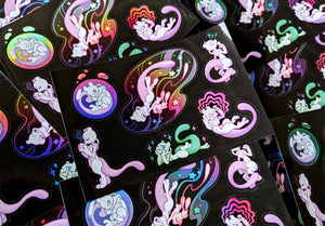 Esper Kitty and Clone Holo Sticker Sheets