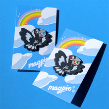 Load image into Gallery viewer, Murderbird Magpie Enamel Pin