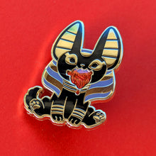 Load image into Gallery viewer, Anubis Clearheart Enamel Pin