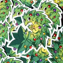 Load image into Gallery viewer, Christmas Creature Glitter Vinyl Sticker (Current Freebie)