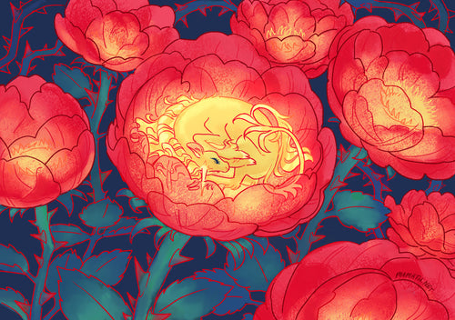 Unicorn Thorns A5 Print