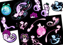 Load image into Gallery viewer, Esper Kitty and Clone Holo Sticker Sheets