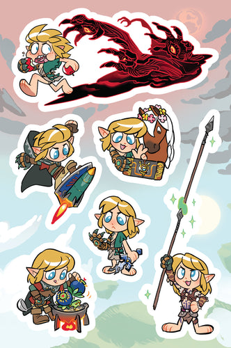 Hylian VS WIld Vinyl Sticker Sheet