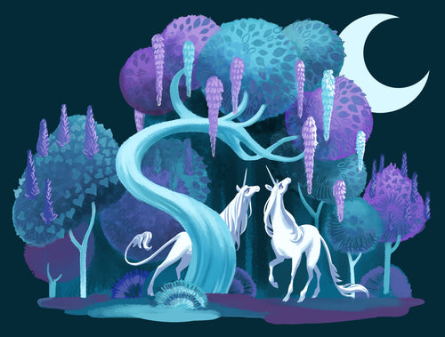 Unicorns A5 Print