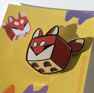 Boxfox Enamel Pin