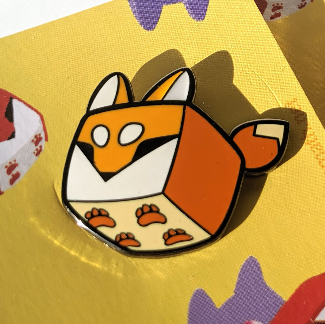 Boxfox Enamel Pin