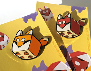 Boxfox Enamel Pin