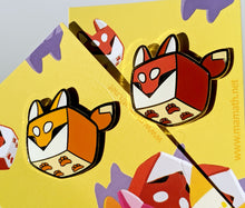 Load image into Gallery viewer, Boxfox Enamel Pin