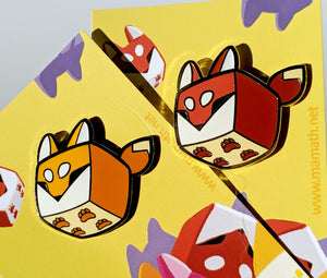 Boxfox Enamel Pin