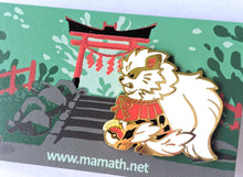 Load image into Gallery viewer, Koma Inu-style Tigerdog Enamel Pins