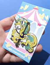 Load image into Gallery viewer, Carousel Fairy Unicorn Hard Enamel Pin